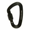 Metolius Bravo Locking Carabiner -Ropes Sales bravo locker black logo side 84643.1626821877